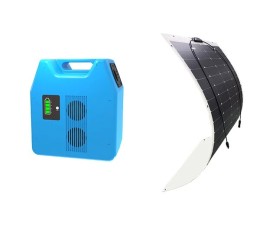 AST1000 Power Station + 180W Semi-Flexible Solar Panel