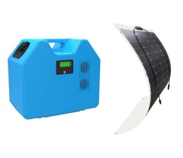 AST2000 Power Station + 200W Semi-Flexible Solar Panel