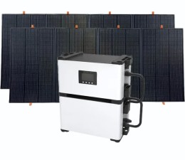 3840Wh (1x Inverter+1x Battery) Home Energy Storage System With 1000W (2x500W) Portable Solar Panel