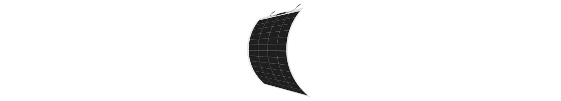Semi-flexible solar panel